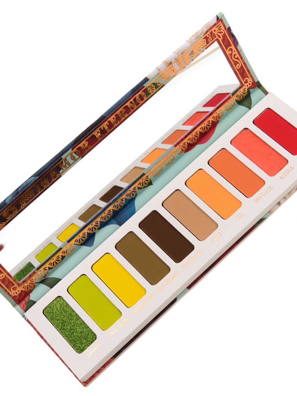 Melt Cosmetics Vida Eyeshadow Palette — Green, Yellow, Brown, Orange, Red - Picture 2 of 6